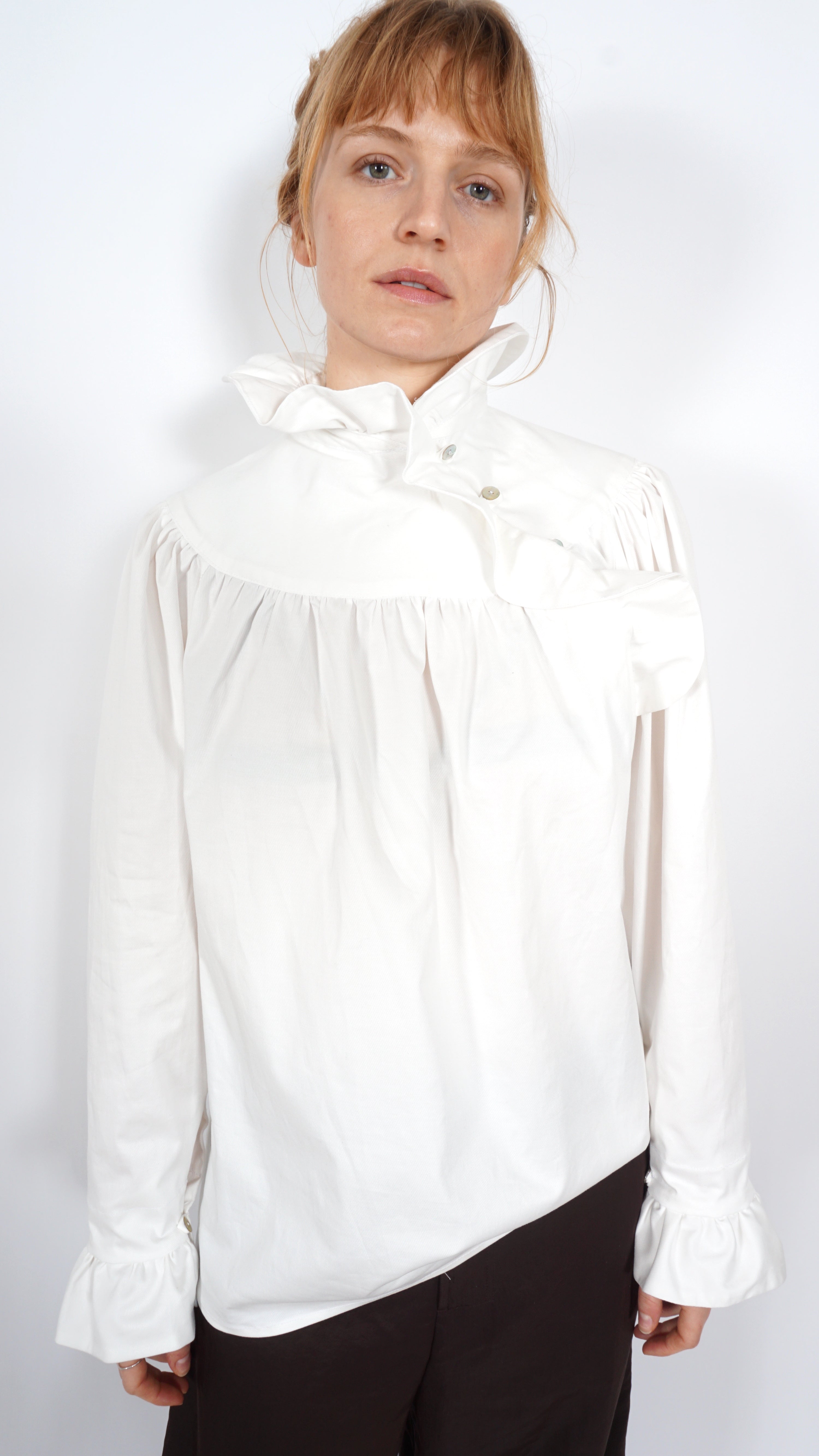 White shirt by Sabine Poupinel