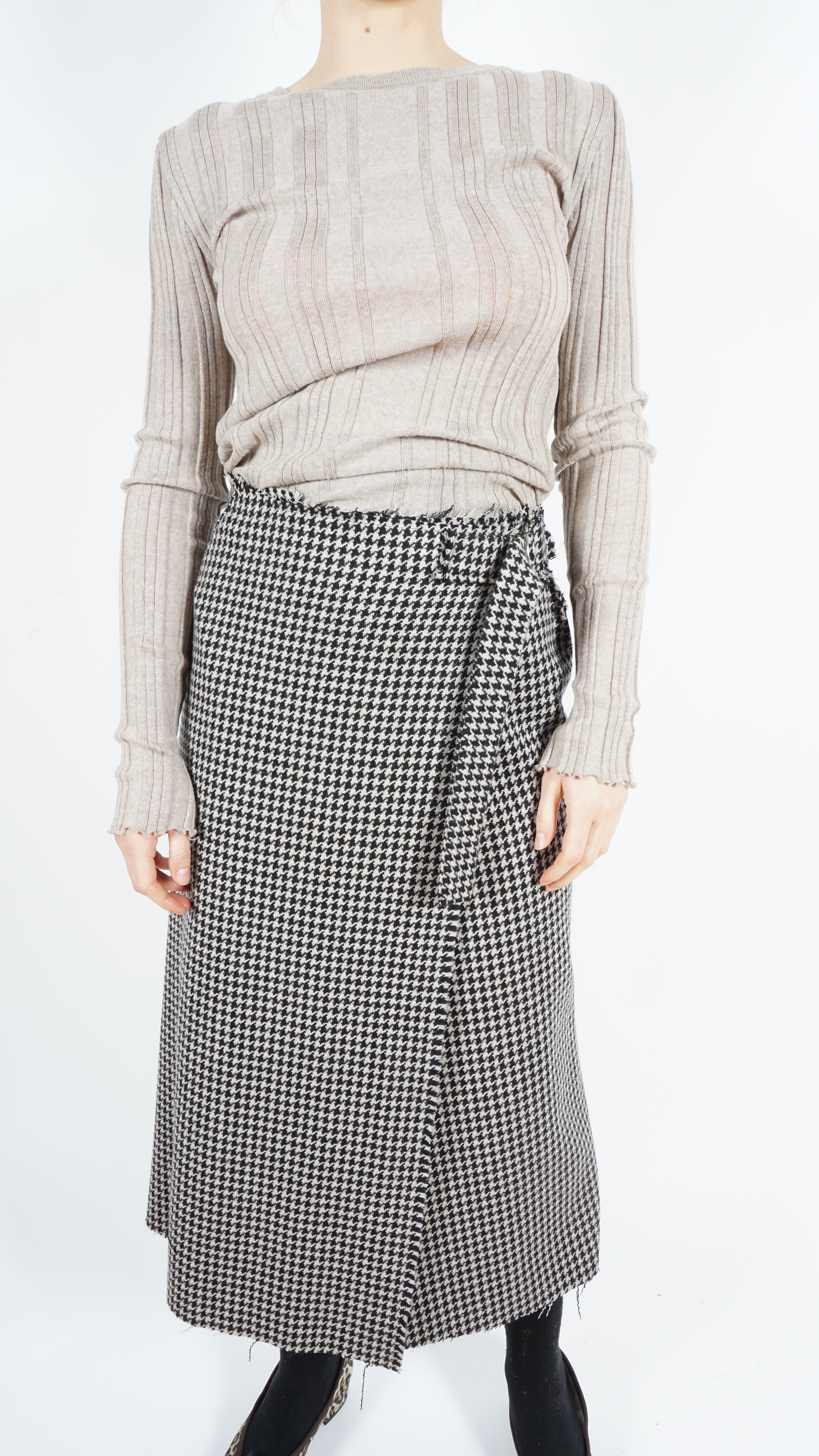 Checkered skirt by Bettina Bakdal