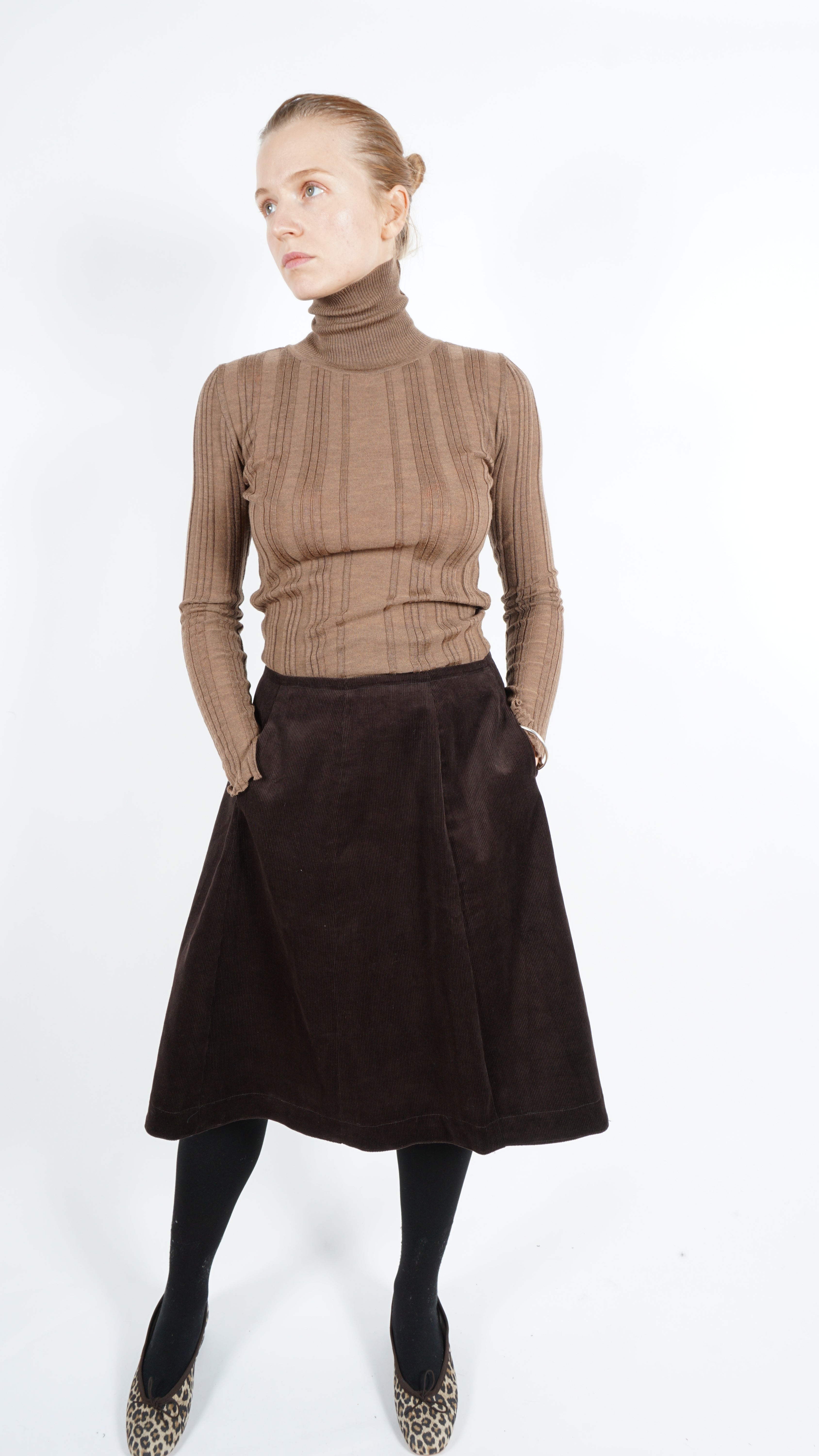 A-skirt corduroy skirt by Maria Holm