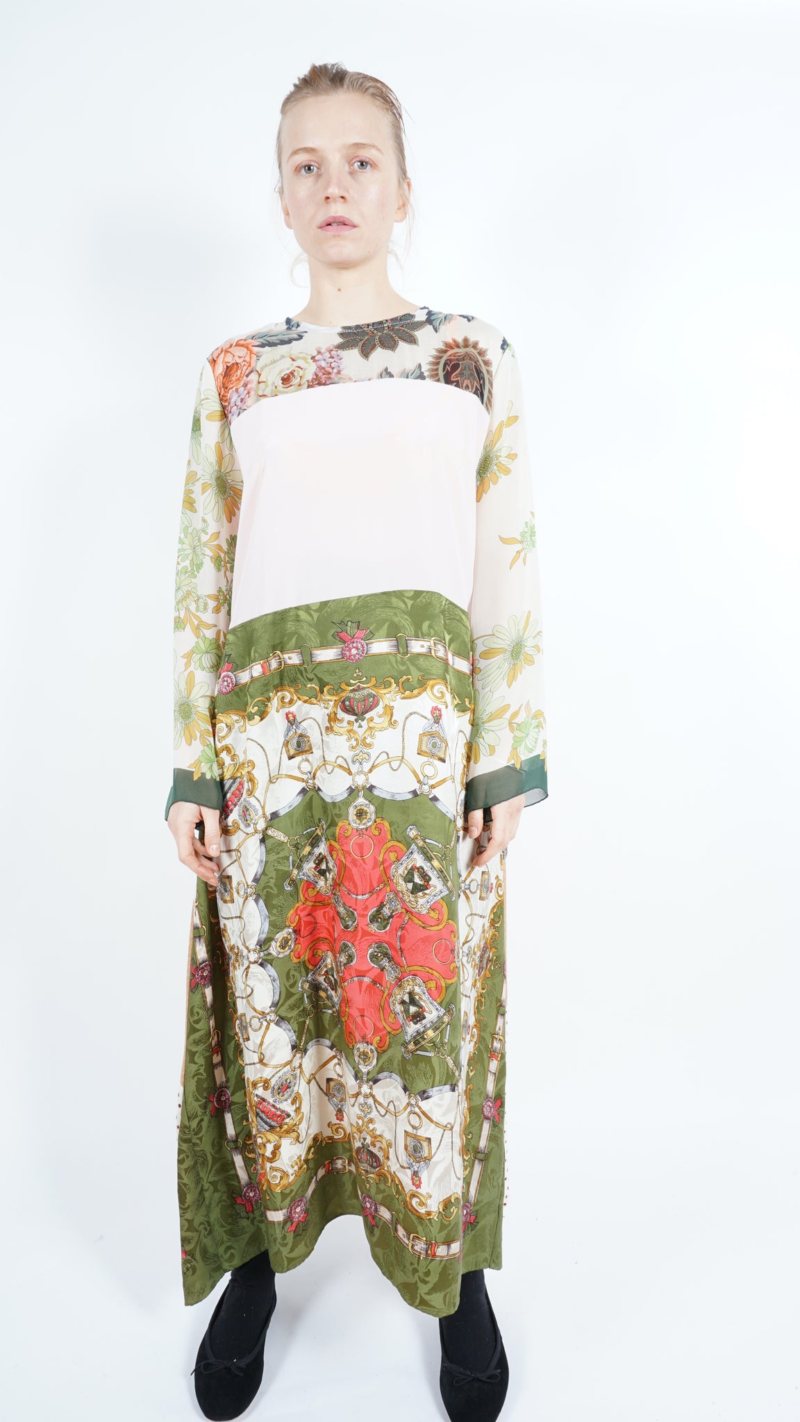 Silk dress by Bettina Bakdal