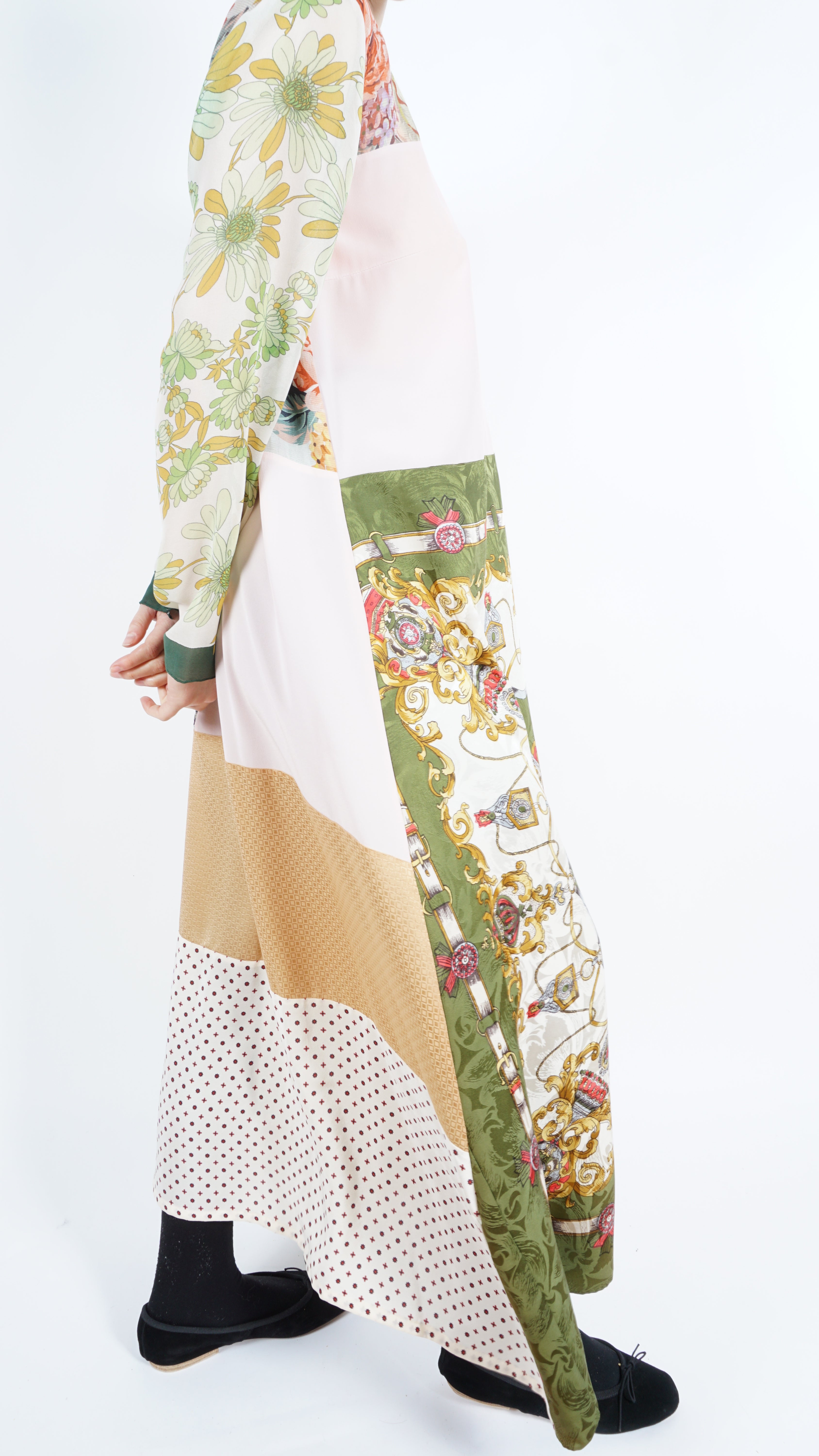 Silk dress by Bettina Bakdal