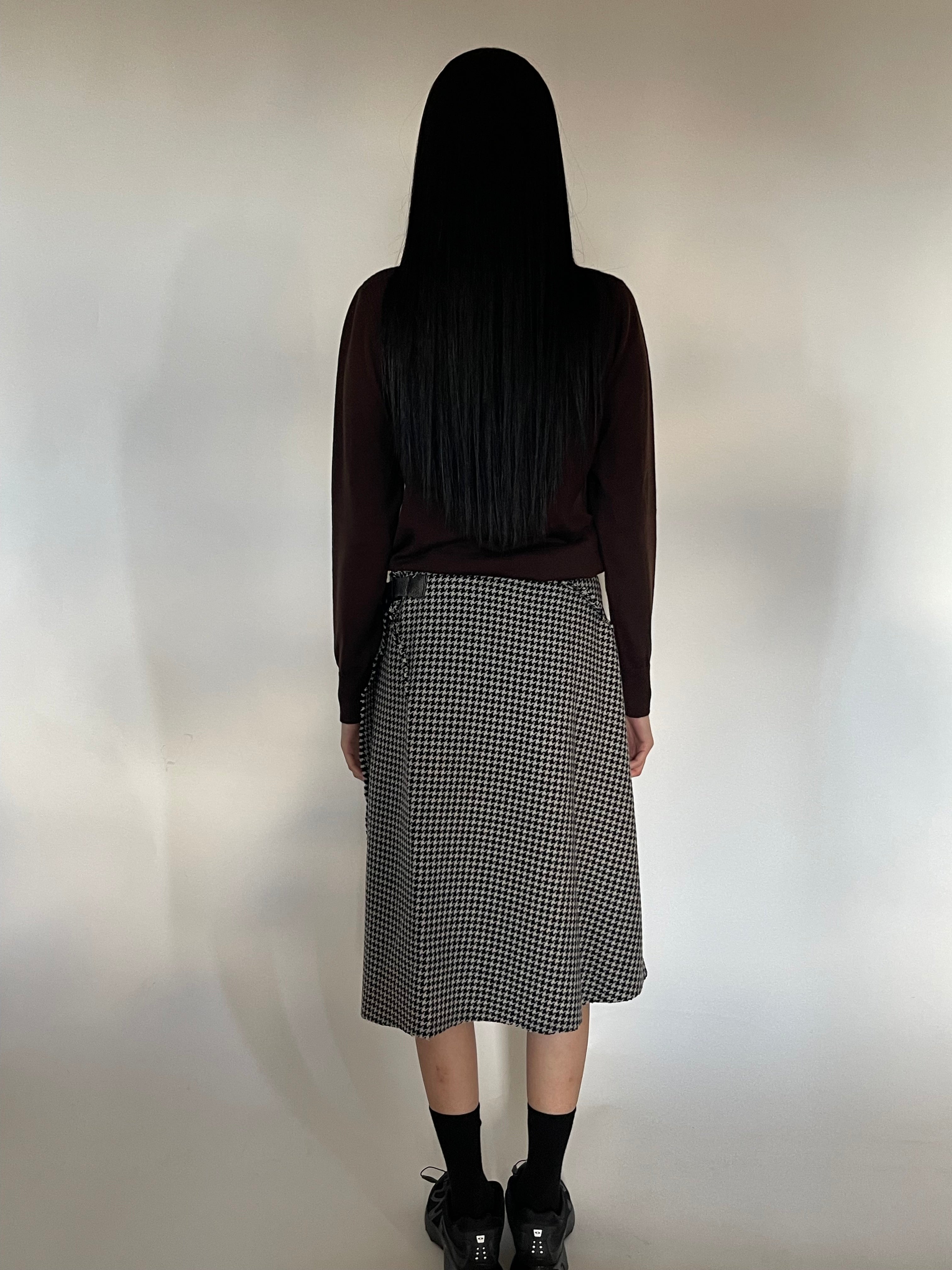 Checkered skirt by Sabine Poupinel