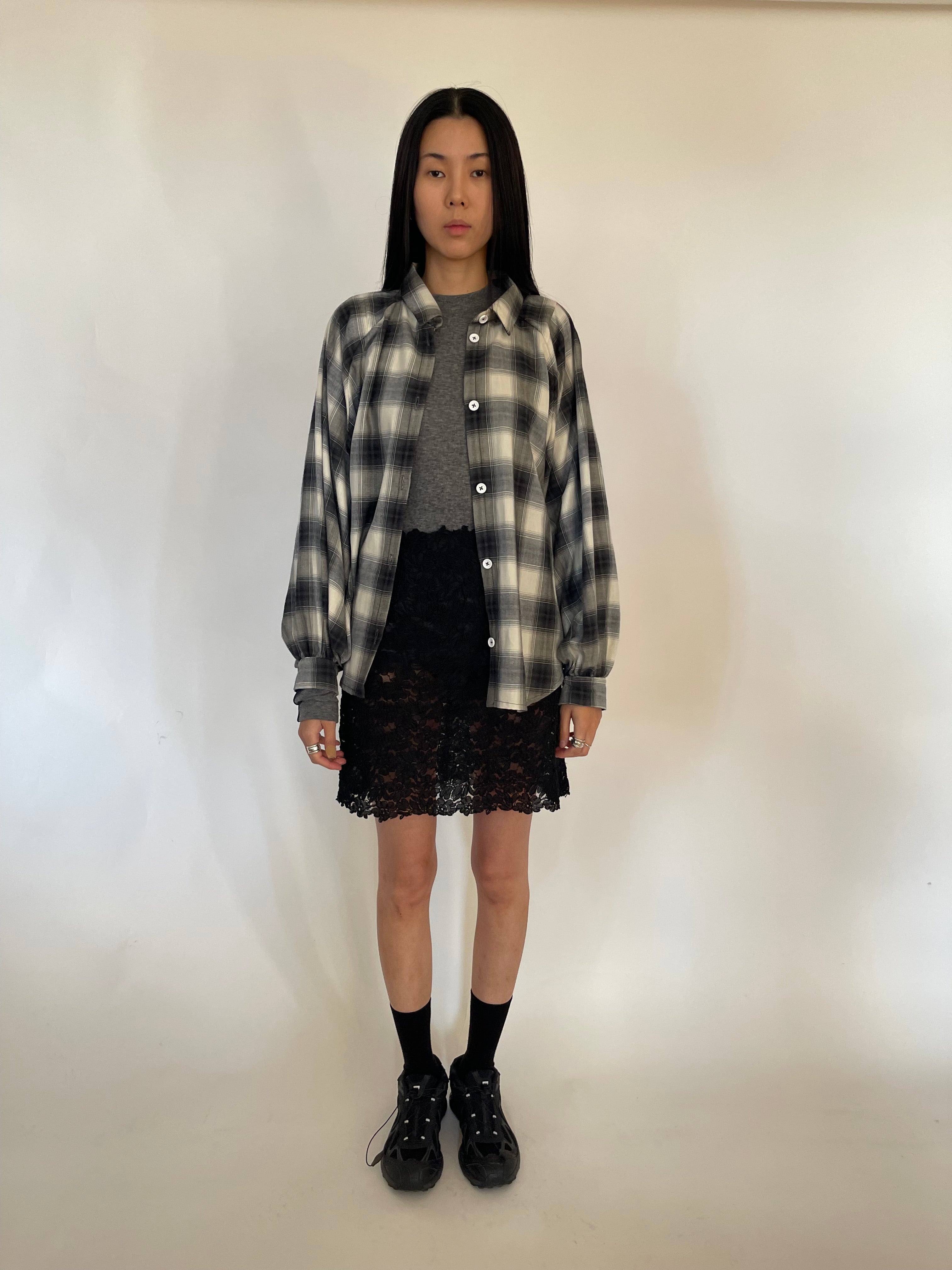 Checkered shirt by Sabine Poupinel