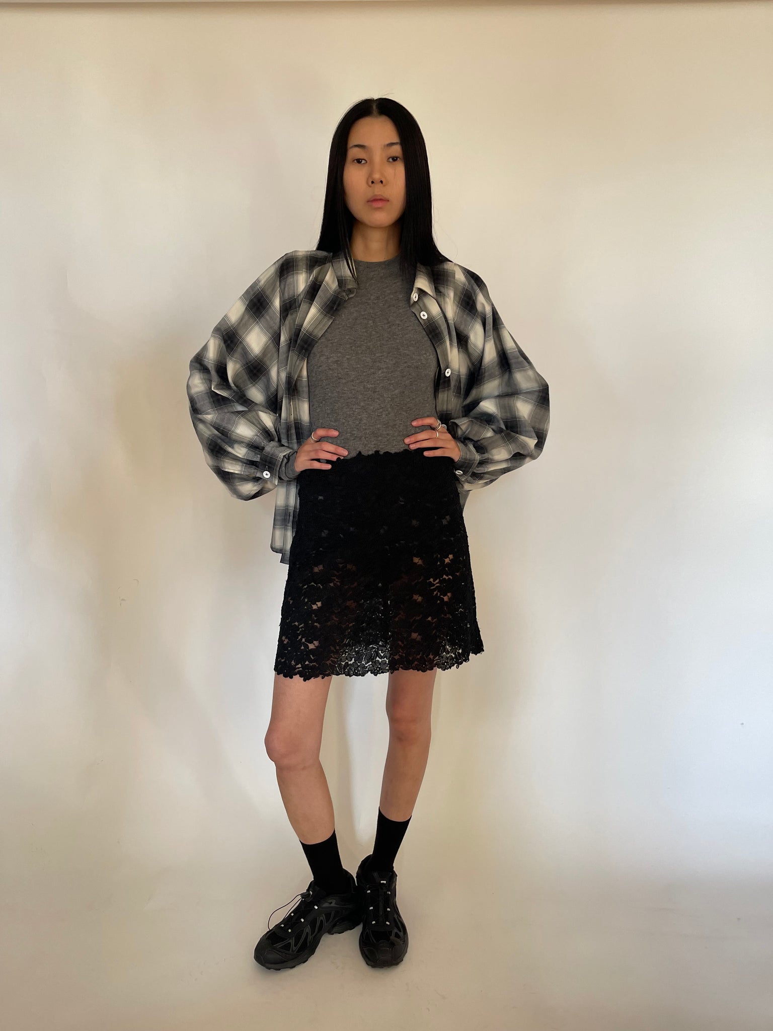 Lace skirt by Sabine Poupinel