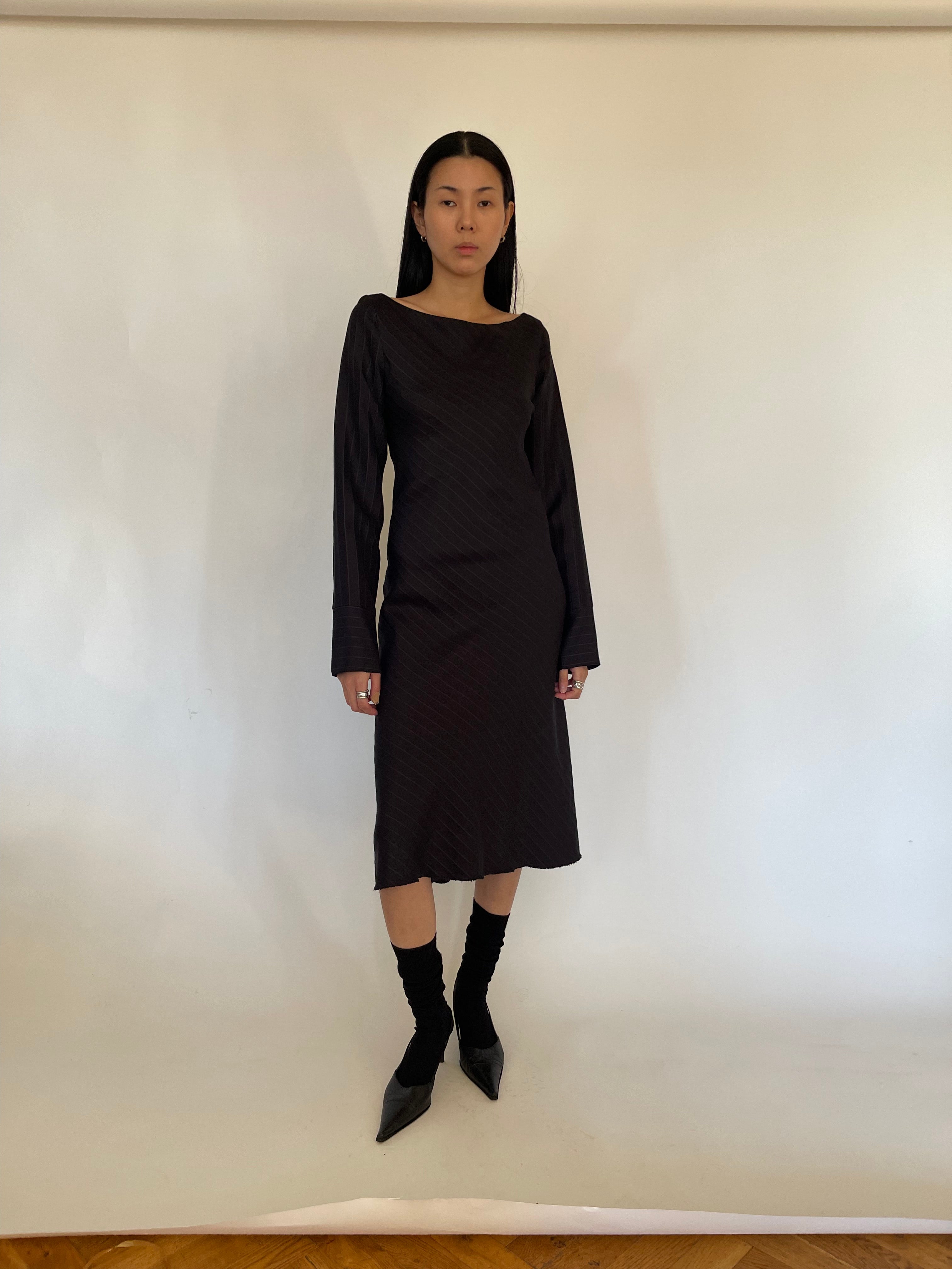 Wool dress by Sabine Poupinel