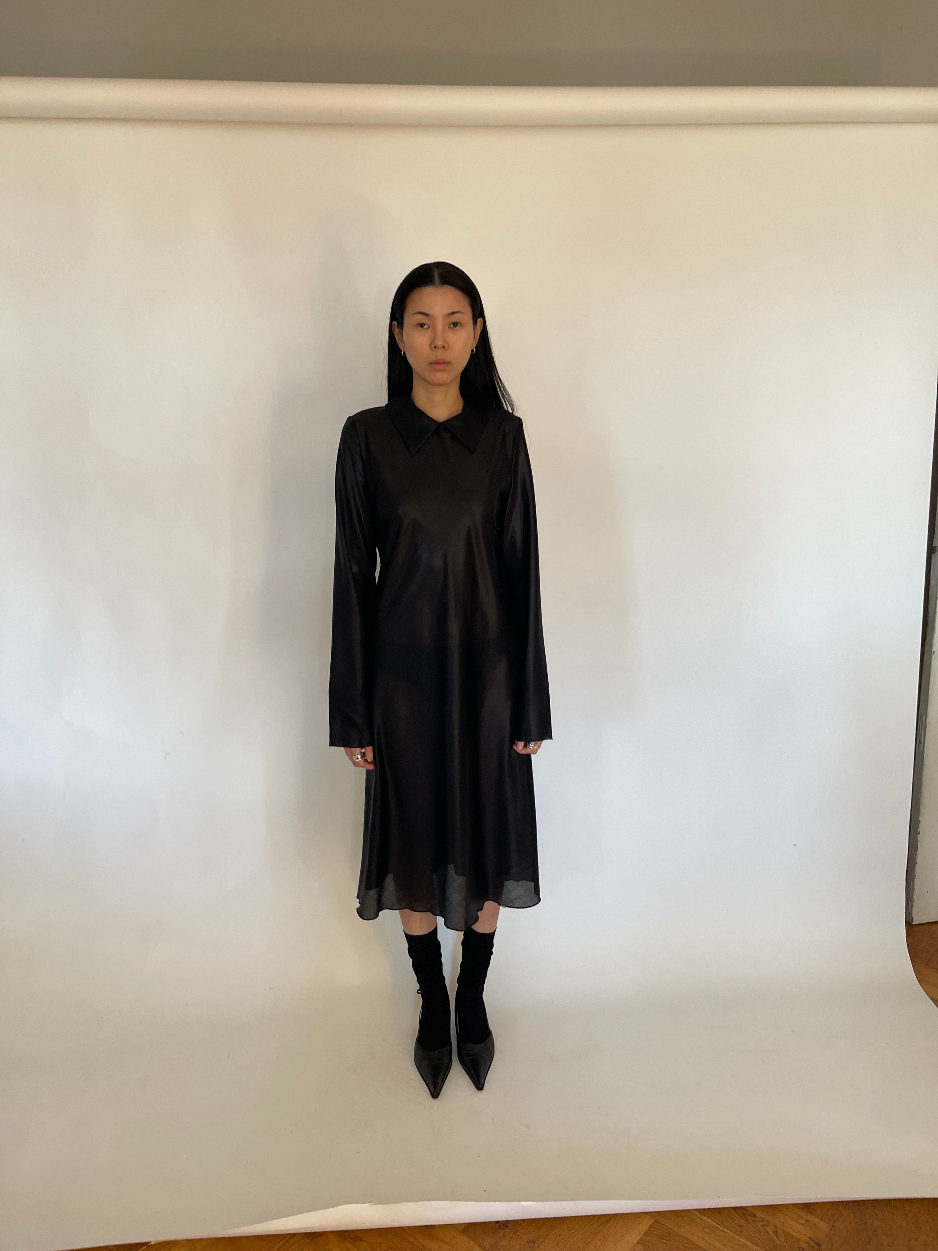 Sleeve dress by Sabine Poupinel