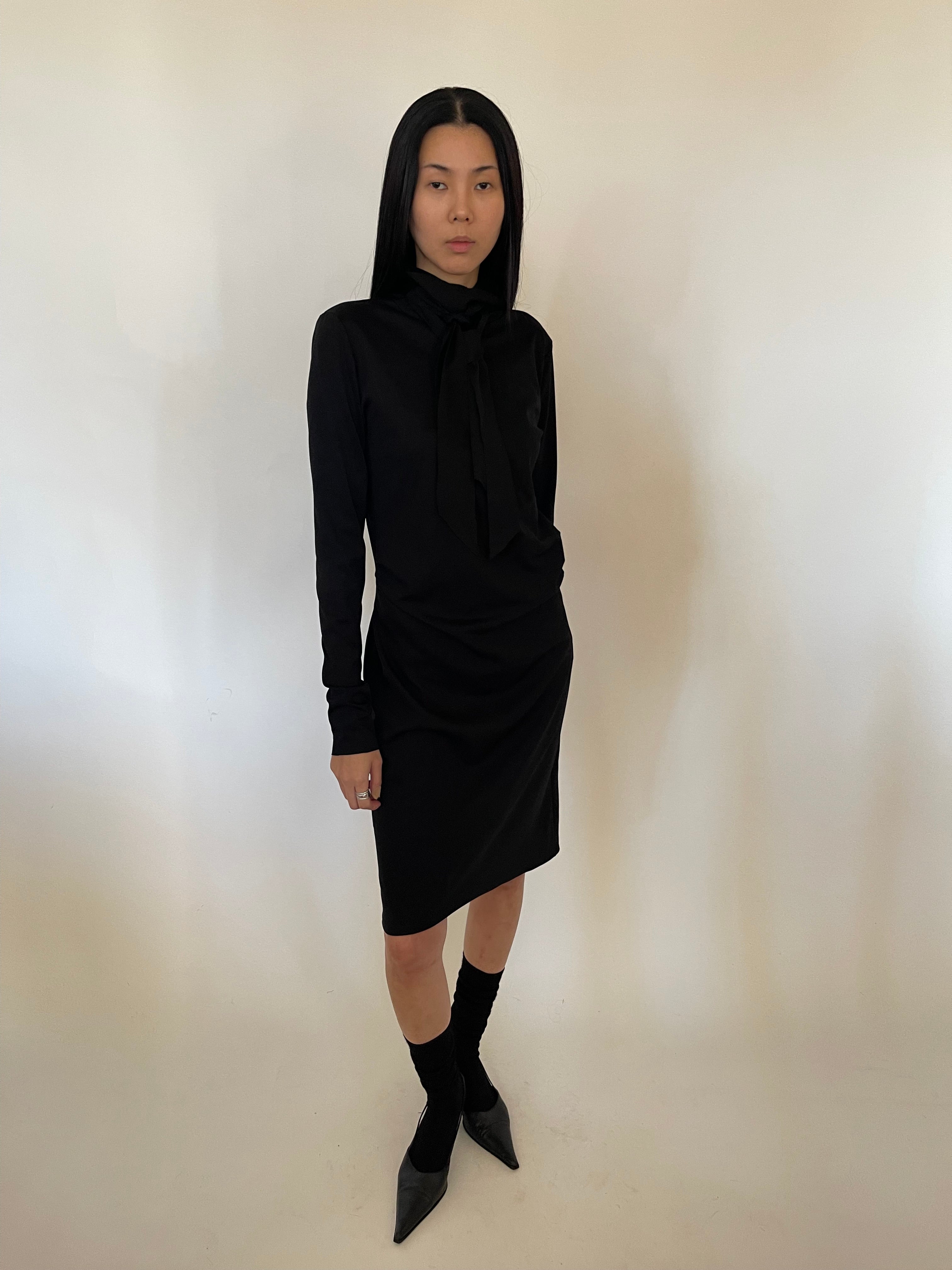 Tie dress by Sabine Poupinel