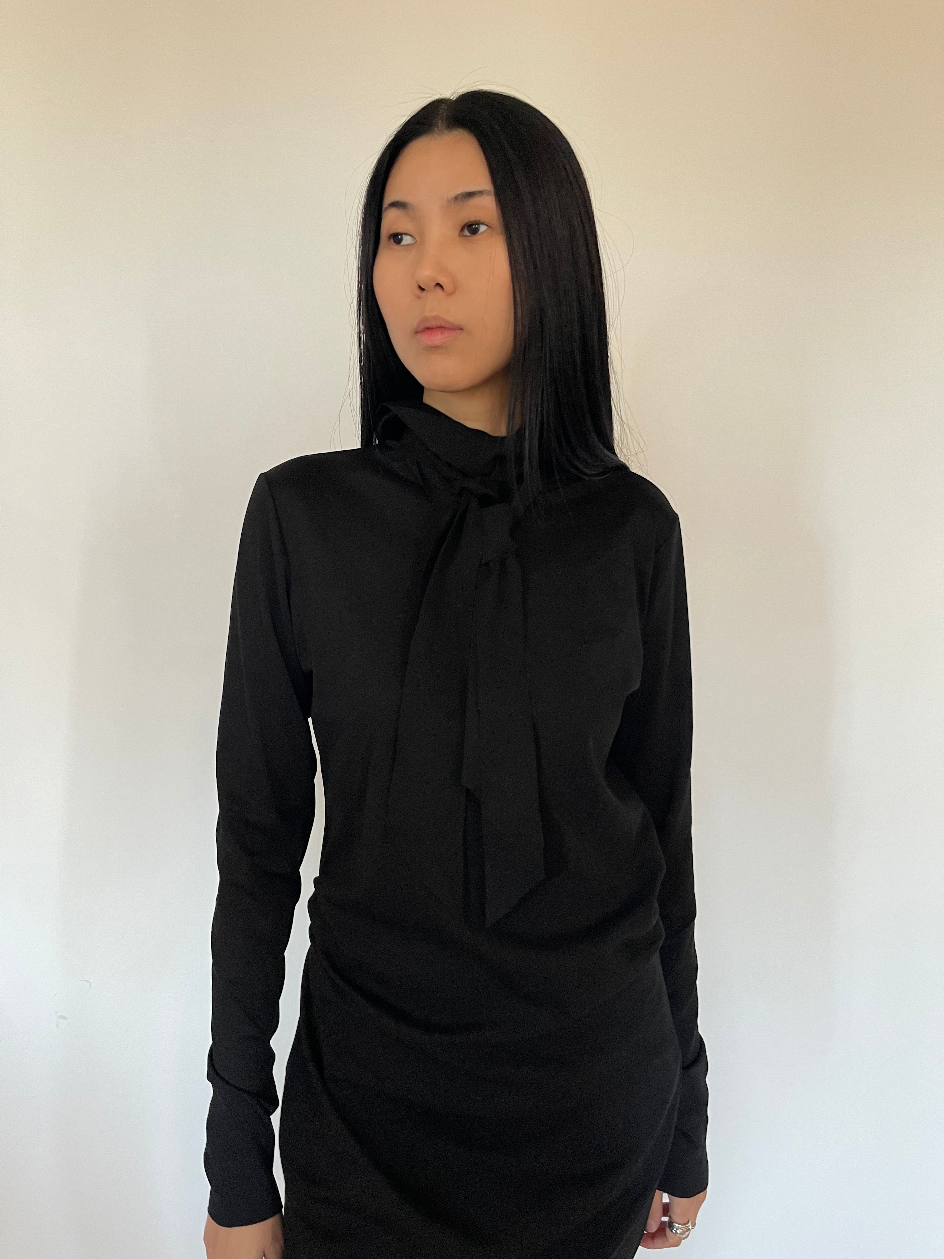 Tie dress by Sabine Poupinel