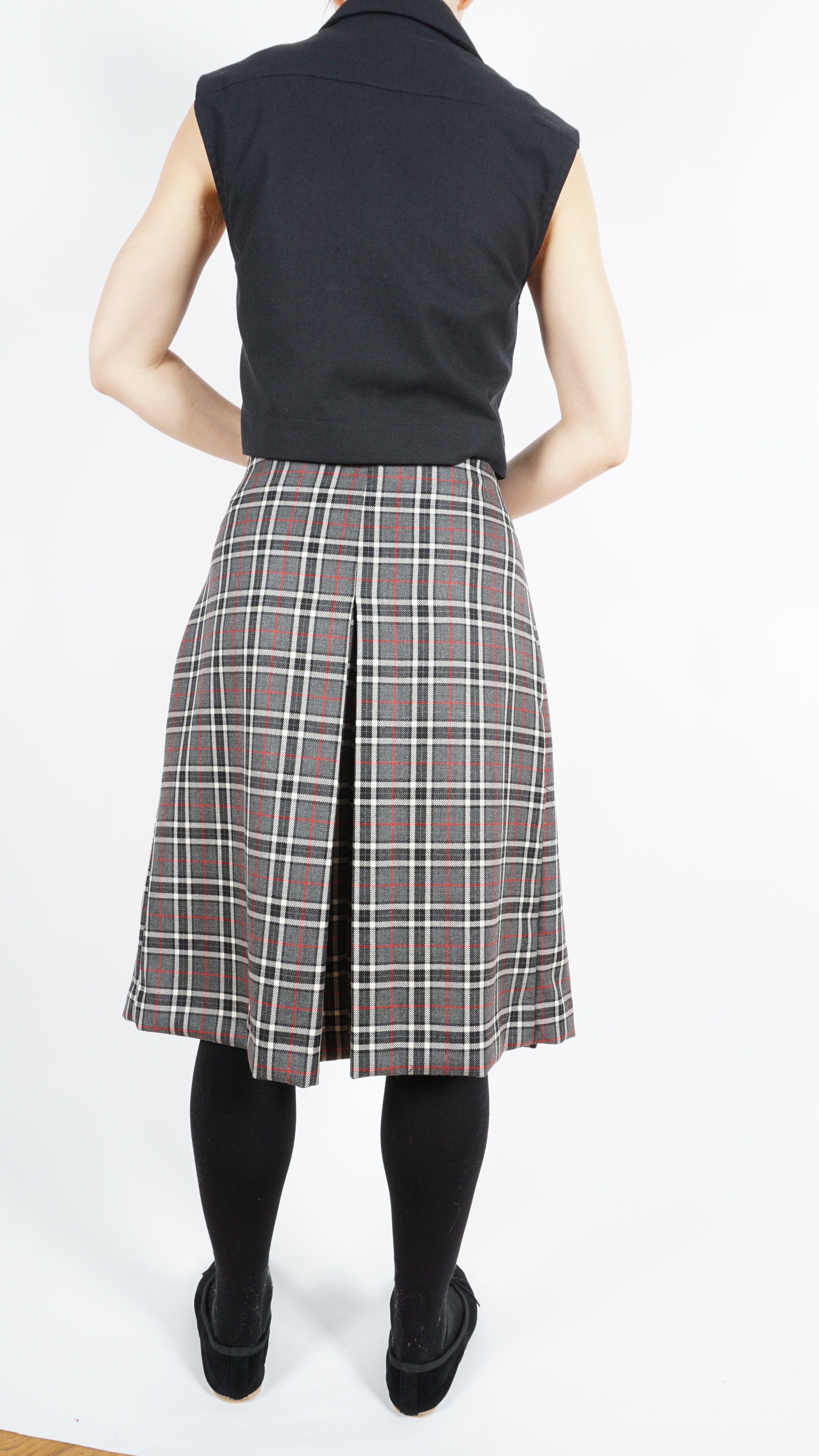 Checkered skirt by Sabine Poupinel