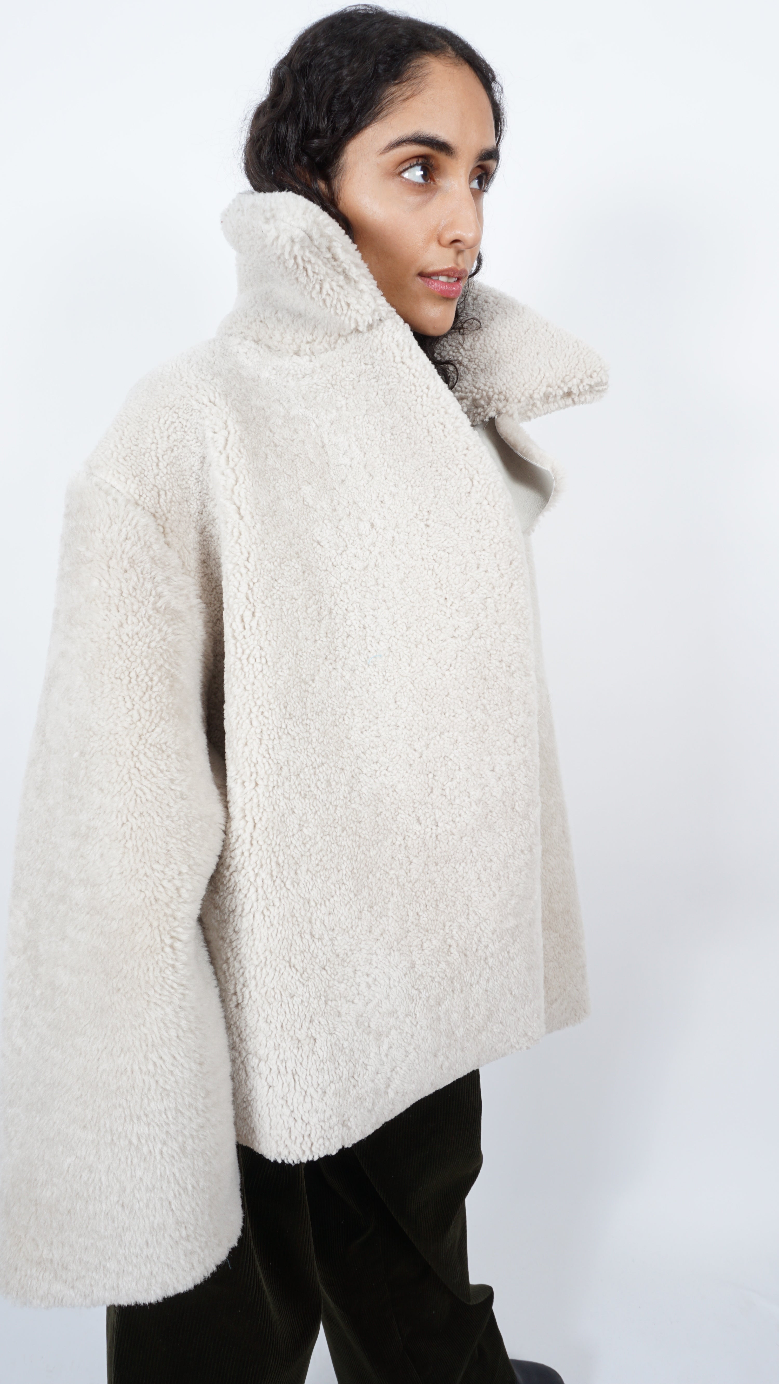 Shearling jacket by Sabine Poupinel