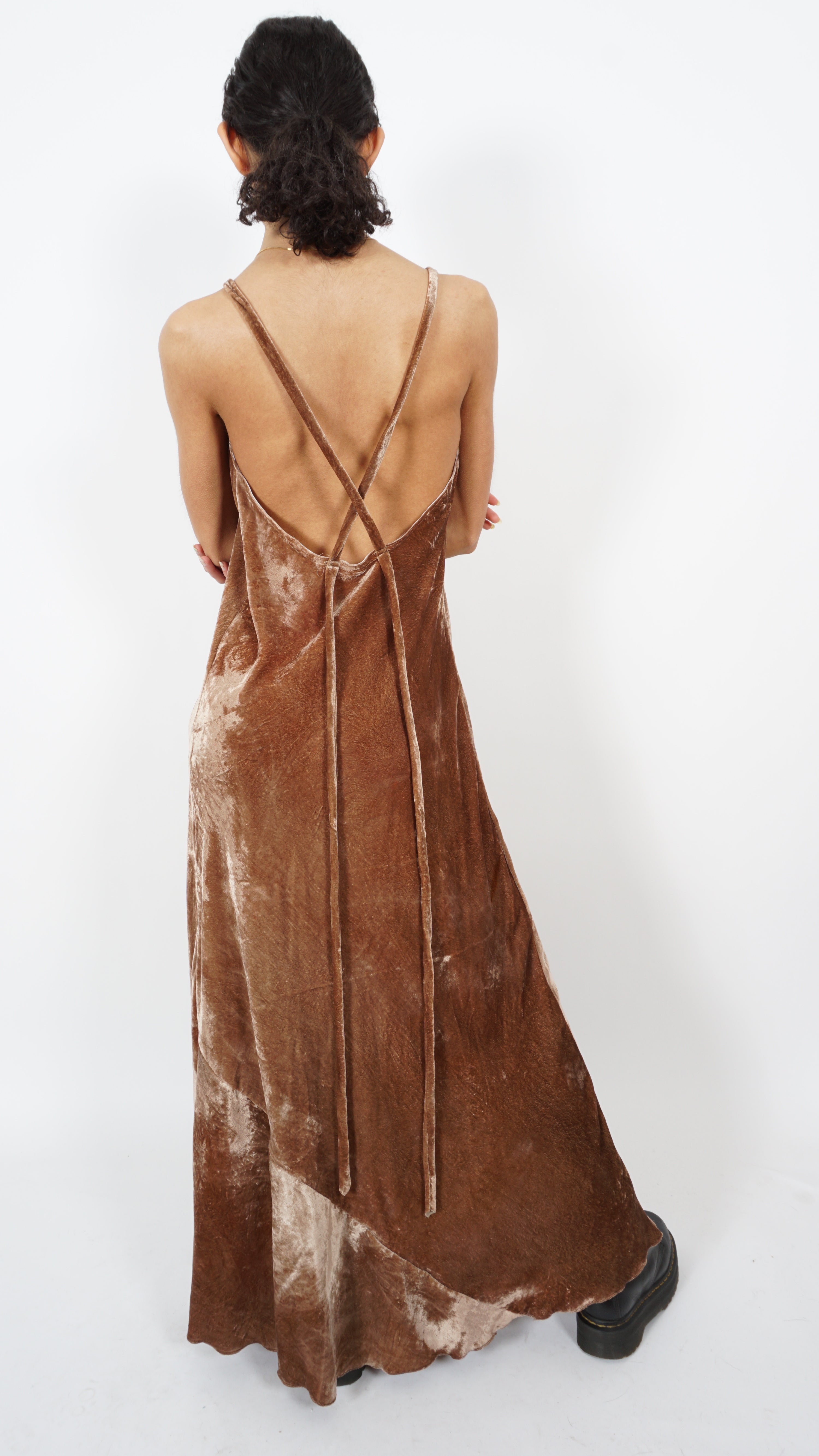 Silk Velour Dress by Sabine Poupinel