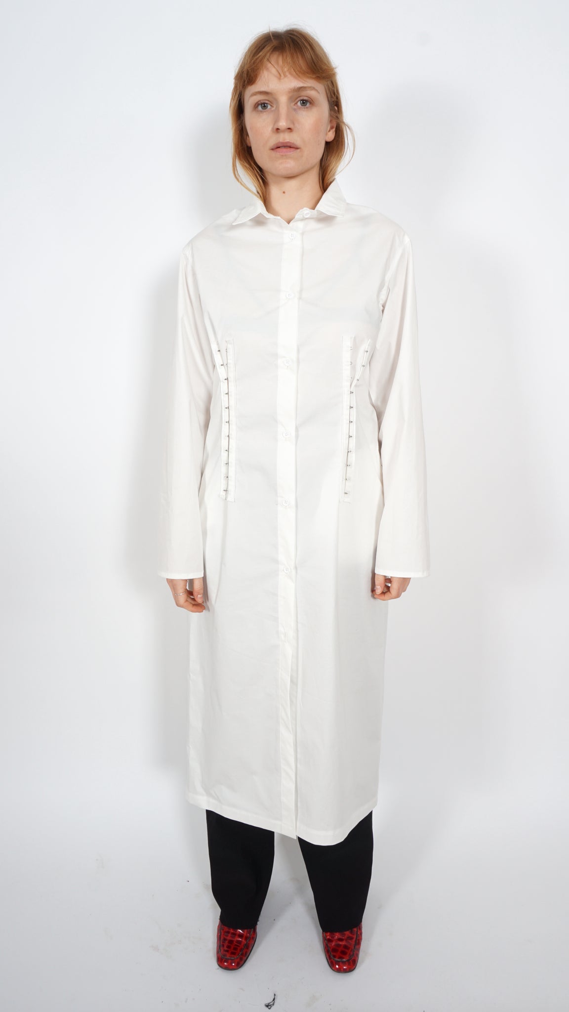 White shirt dress by Christian L'enfant